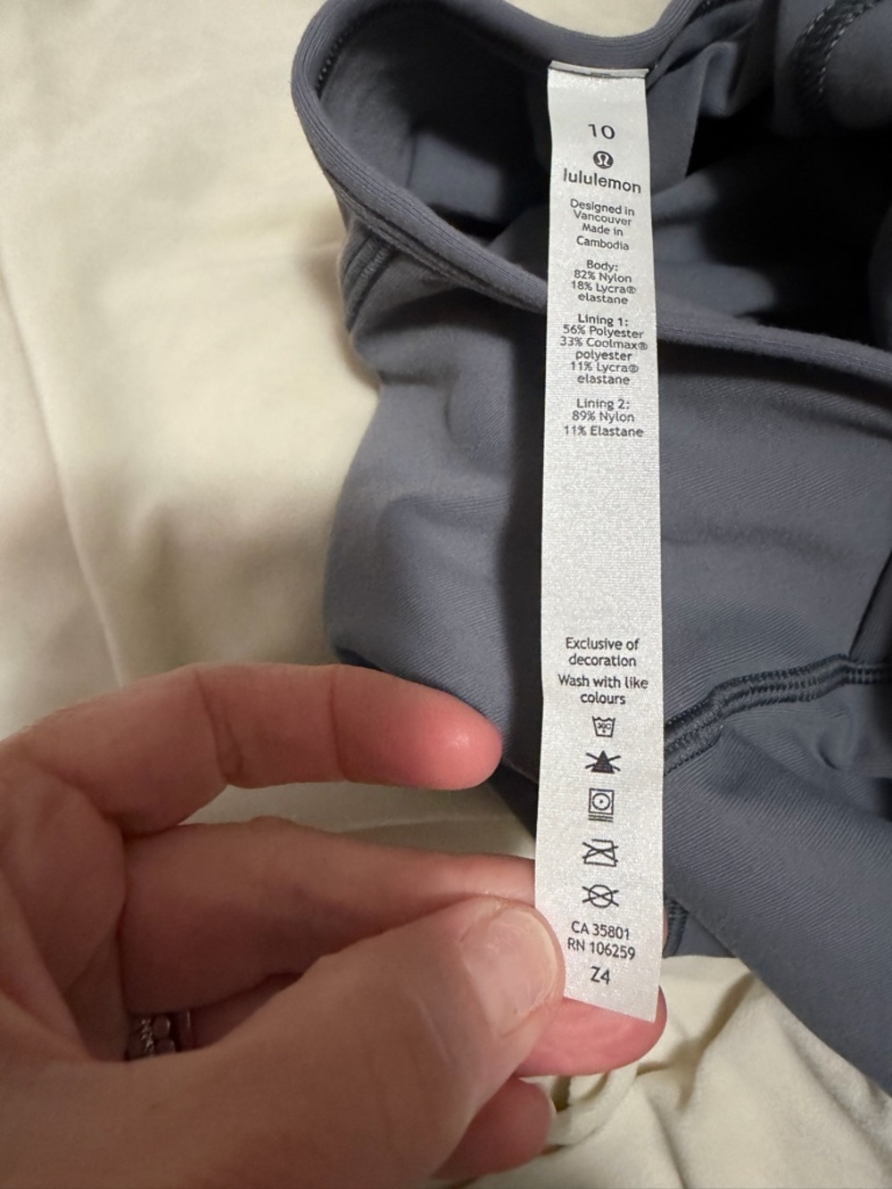 lululemon athletica Picnic Play Cross-Back Midi Dress Steamboat Blue Women’s 10 - Picture 5 of 6